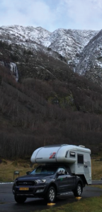 Special Campers in de winter bergen
